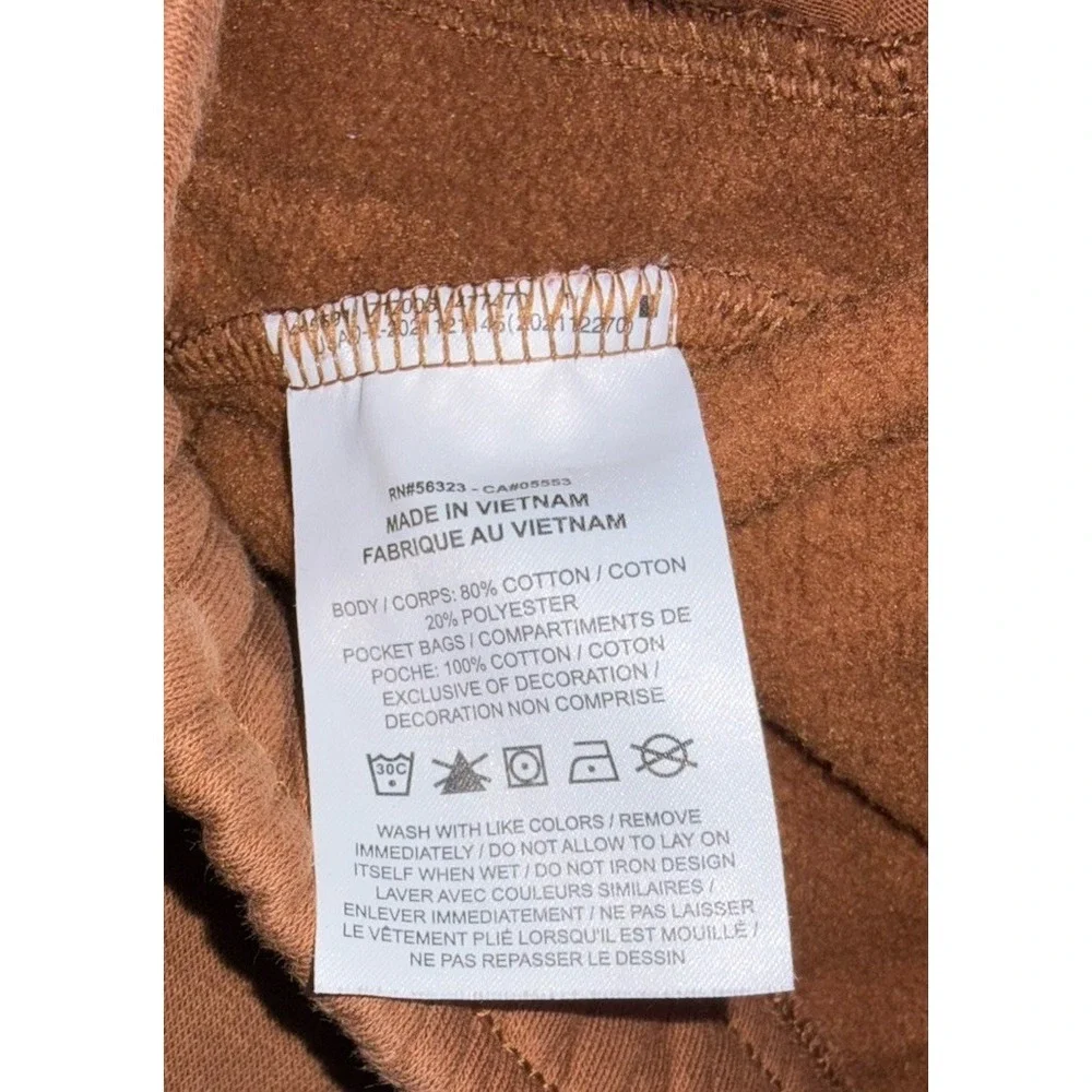 Nike Air Jordan Essential Fleece Mens Small Joggers Sweatpants Brown FJ7779-211